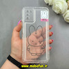 قاب گوشی Poco M3 شیائومی طرح دار فانتزی عروسکی ژله ای شفاف محافظ لنز دار کپسولی (لاکچری) خرگوش کد 64792