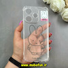 قاب گوشی Redmi 13 4G / Redmi 13 5G / Poco M6 4G شیائومی طرح دار فانتزی عروسکی ژله ای شفاف محافظ لنز دار کپسولی (لاکچری) خرگوش کد 64799