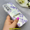 قاب گوشی Galaxy A25 سامسونگ اورجینال فانتزی سخت لیزری کرومی محافظ لنزدار طرح CHANEL کد 64310