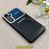 قاب گوشی Galaxy S23 FE سامسونگ PVD شیشه ای براق مدل AUTO FOCUS محافظ لنز دار مشکی کد 65289