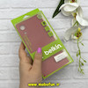 قاب گوشی Galaxy A03 Core سامسونگ سیلیکونی مات Belkin بلکین اورجینال محافظ لنز دار آجری کد 65474