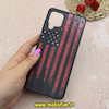 قاب گوشی Galaxy A12 / Galaxy M12 سامسونگ ضد ضربه هولوگرافیک چند بعدی لاکچری طرح پرچم کد 65602