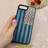 قاب گوشی iPhone 7 Plus / iPhone 8 Plus آیفون ضد ضربه هولوگرافیک چند بعدی لاکچری طرح پرچم کد 65652
