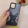 قاب گوشی iPhone 12 / iPhone 12 Pro آیفون ضد ضربه هولوگرافیک چند بعدی لاکچری طرح سگ کد 65671