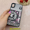 قاب گوشی iPhone X / iPhone XS آیفون ضد ضربه هولوگرافیک چند بعدی لاکچری طرح Aape کد 65684