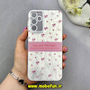 قاب گوشی Galaxy A15 سامسونگ اورجینال فانتزی سخت لیزری کرومی محافظ لنزدار طرح گل صورتی کد 64326