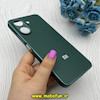 قاب گوشی Redmi 13C / Poco C65 شیائومی مدل PVD ضد خش پشت گلس شیشه ای محافظ لنز دار سبز کد 65887
