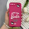 قاب گوشی iPhone 7 Plus / iPhone 8 Plus آیفون Solid عروسکی سیلیکونی برجسته طرح Barbie باربی سرخابی کد 66176