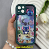 قاب گوشی iPhone 13 آیفون Solid عروسکی سیلیکونی برجسته طرح استیچ سبز کد 66183
