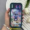 قاب گوشی iPhone X / iPhone XS آیفون Solid عروسکی سیلیکونی برجسته طرح استیچ سبز کد 66207
