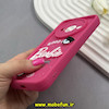 قاب گوشی Redmi A3 / Redmi A3X شیائومی Solid عروسکی سیلیکونی برجسته طرح Barbie سرخابی کد 66240