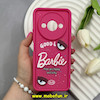 قاب گوشی Redmi A3 / Redmi A3X شیائومی Solid عروسکی سیلیکونی برجسته طرح Barbie سرخابی کد 66240