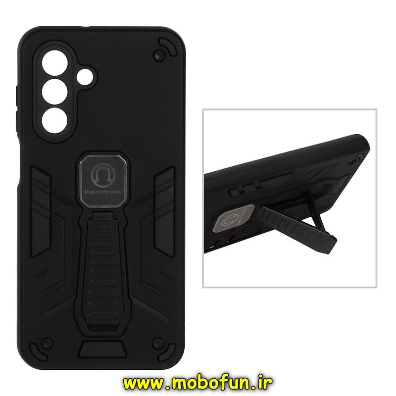 قاب گوشی Galaxy A26 سامسونگ طرح ضد ضربه بتمن Magnet Adsorption هولدر دار محافظ لنز دار مشکی کد 71303