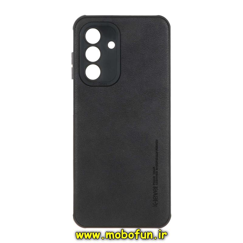 قاب گوشی Galaxy A26 سامسونگ طرح ژله ای چرمی ساده ایکس لول X-LEVEL مشکی کد 71305