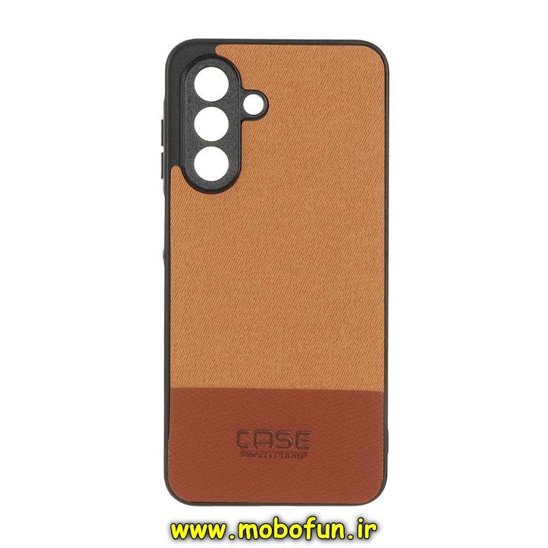 قاب گوشی Galaxy A26 سامسونگ کبریتی چرمی اورجینال هارد Hard Jacky Case عسلی کد 71322