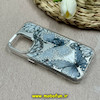 قاب گوشی iPhone 16 آیفون لیزری لنز کرومی نگین دار لاکچری طرح پروانه ای کد 66925