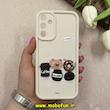 قاب گوشی Galaxy A15 سامسونگ سیلیکونی Solid عروسکی برجسته محافظ لنزدار طرح تدی کیوت کرم کد 66309