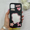 قاب گوشی iPhone 11 آیفون برجسته رزینی لاکچری آینه دار طرح wang کد 66445