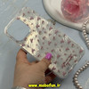 قاب گوشی iPhone 15 Pro Max آیفون فانتزی سخت Hard لیزری موج دار طرح شکوفه گل صورتی کد 66870