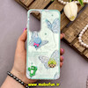 قاب گوشی Galaxy A05S سامسونگ فانتزی سخت Hard لیزری عروسکی برجسته طرح پروانه کیوت کد 67632