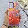 قاب گوشی Galaxy A06 سامسونگ So CooL سوکول اورجینال فانتزی دکمه کرومی طرح گل های بهاری کد 67191