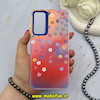 قاب گوشی Galaxy A15 سامسونگ So CooL سوکول اورجینال فانتزی دکمه کرومی طرح گل های بهاری کد 67239