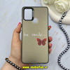 قاب گوشی Galaxy A21S سامسونگ So CooL سوکول اورجینال فانتزی دکمه کرومی طرح پروانه کد 67262