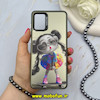 قاب گوشی Galaxy A31 سامسونگ So CooL سوکول اورجینال فانتزی دکمه کرومی طرح دختر کیوت کد 67307