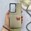 قاب گوشی Galaxy S23 Ultra سامسونگ So CooL سوکول اورجینال فانتزی دکمه کرومی طرح پروانه کد 67561
