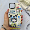 قاب گوشی iPhone 13 / iPhone 14 آیفون So CooL سوکول اورجینال فانتزی دکمه کرومی طرح Kuromi کد 67395