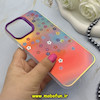 قاب گوشی iPhone 13 Pro Max آیفون So CooL سوکول اورجینال فانتزی دکمه کرومی طرح گل های بهاری کد 67396