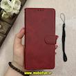 کیف گوشی Galaxy Note 8 سامسونگ مگنتی طرح چرم کتابی بنددار زرشکی کد 66822