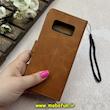 کیف گوشی Galaxy Note 8 سامسونگ مگنتی طرح چرم کتابی بنددار عسلی کد 66823