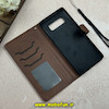 کیف گوشی Galaxy Note 8 سامسونگ مگنتی طرح چرم کتابی بنددار قهوه ای کد 66826