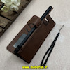 کیف گوشی Galaxy Note 8 سامسونگ مگنتی طرح چرم کتابی بنددار قهوه ای کد 66826