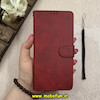 کیف گوشی Galaxy J4 Plus / J4 Core سامسونگ مگنتی طرح چرم کتابی بنددار زرشکی کد 66837