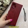 کیف گوشی Poco F4 GT / Redmi K50 Gaming شیائومی مگنتی طرح چرم کتابی بنددار زرشکی کد 66841