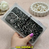 قاب گوشی iPhone 15 Pro Max آیفون لاکچری اورجینال Q SERIES لیزری لوزی شاین لنز استندشو مشکی کد 66770