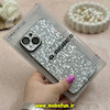 قاب گوشی iPhone 15 آیفون لاکچری اورجینال Q SERIES لیزری لوزی شاین لنز استندشو سیلور کد 66765