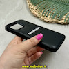 قاب گوشی iPhone 14 Pro Max آیفون پافر چرمی بالشتی کلاسیک Classic اورجینال BALENCIAGA بالنسیاگا مشکی کد 66418
