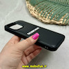 قاب گوشی iPhone 15 Pro Max آیفون پافر چرمی بالشتی کلاسیک Classic اورجینال BALENCIAGA بالنسیاگا مشکی کد 66420