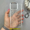 قاب گوشی iPhone 16 Pro آیفون لاکچری شفاف رزینی طرح شاین لنز کرومی طرح قلب کد 66493
