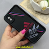 قاب گوشی Galaxy A01 Core / Galaxy A3 Core سامسونگ سیلیکونی Solid فانتزی چاپی محافظ لنزدار درجه یک طرح adidas مشکی کد 68199