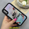 قاب گوشی Galaxy A10 / Galaxy M10 سامسونگ سیلیکونی Solid فانتزی چاپی محافظ لنزدار درجه یک طرح نایکی Nike مشکی کد 68246