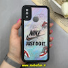 قاب گوشی Galaxy A10S سامسونگ سیلیکونی Solid فانتزی چاپی محافظ لنزدار درجه یک طرح نایکی Nike مشکی کد 68266