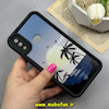 قاب گوشی Galaxy A10S سامسونگ سیلیکونی Solid فانتزی چاپی محافظ لنزدار درجه یک طرح نخل مشکی کد 68277