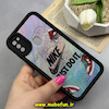 قاب گوشی Galaxy A11 / Galaxy M11 سامسونگ سیلیکونی Solid فانتزی چاپی محافظ لنزدار درجه یک طرح نایکی Nike مشکی کد 68288