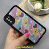 قاب گوشی Galaxy A11 / Galaxy M11 سامسونگ سیلیکونی Solid فانتزی چاپی محافظ لنزدار درجه یک طرح قلب مشکی کد 68298