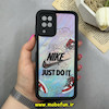 قاب گوشی Galaxy A12 / Galaxy M12 سامسونگ سیلیکونی Solid فانتزی چاپی محافظ لنزدار درجه یک طرح نایکی Nike مشکی کد 68310