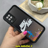 قاب گوشی Galaxy A12 / Galaxy M12 سامسونگ سیلیکونی Solid فانتزی چاپی محافظ لنزدار درجه یک طرح نایکی Nike مشکی کد 68312
